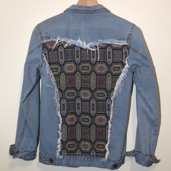 ebonie n ivory Oversized Denim Jacket - Picture 5 of 8